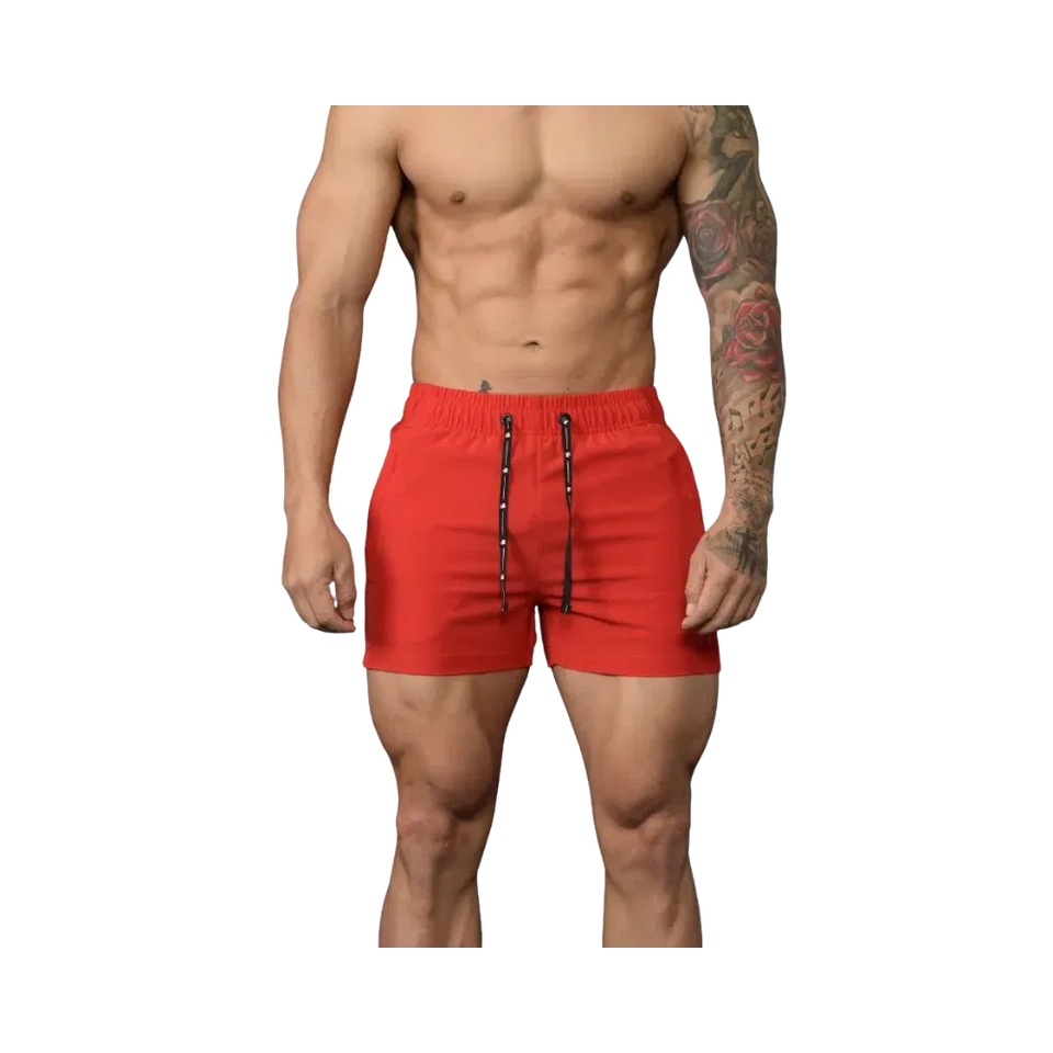 YoungLA Bodybuilding Shorts Red