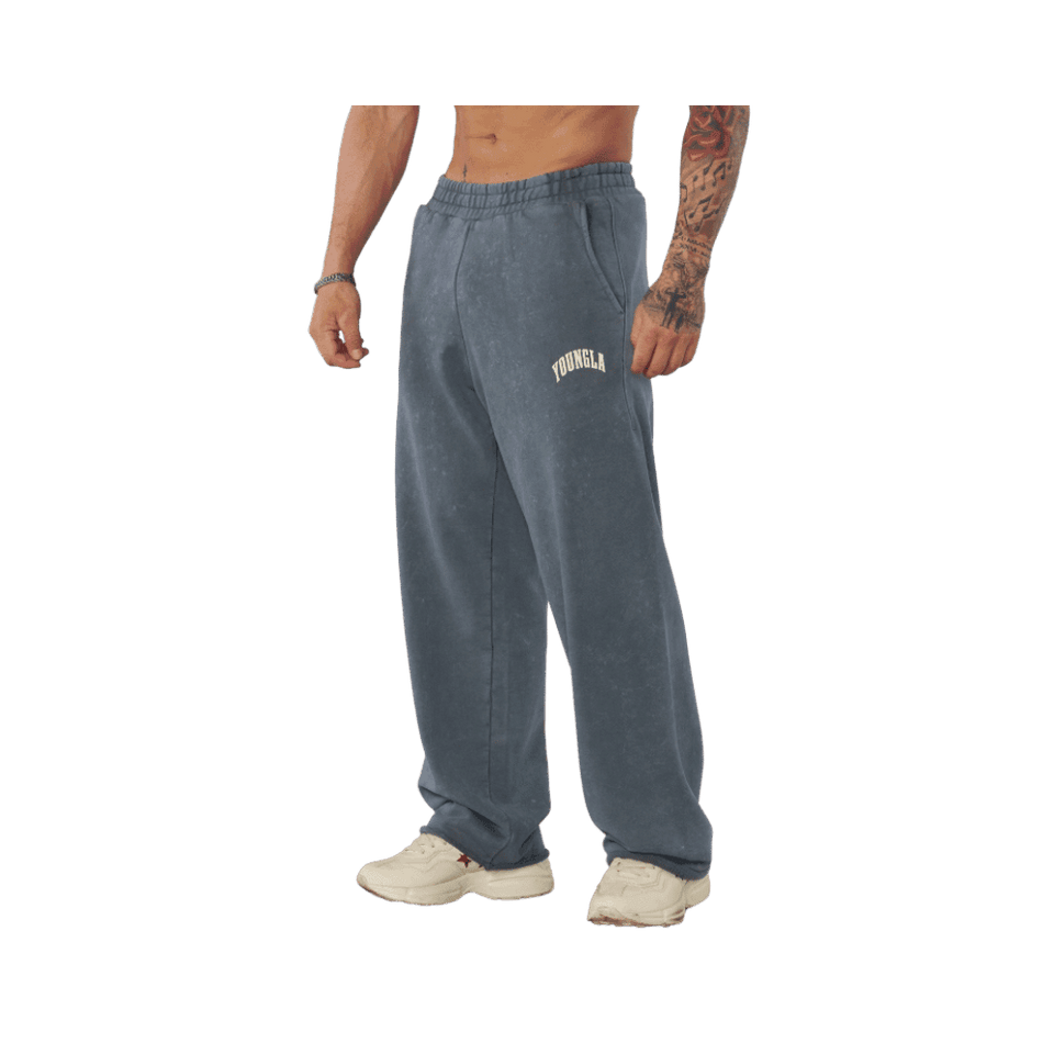 Young LA New Wave Baggy Sweats Grey Wash