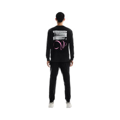 On Club Long-T Graphic Black