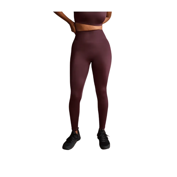 Nike x Skims Shine Women's High-Waisted Bonded 26" Leggings CURRANT