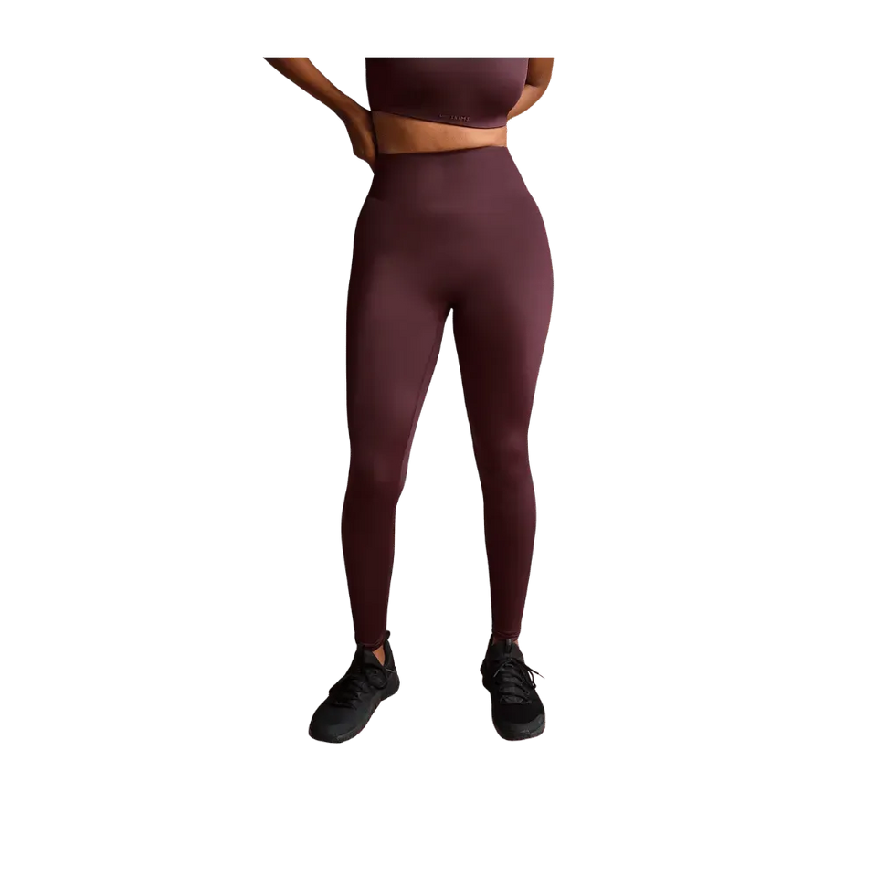 Nike x Skims Shine Women's High-Waisted Bonded 26" Leggings CURRANT