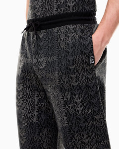 EA7 Regular fit pants Logo Series in cotton-blend jersey