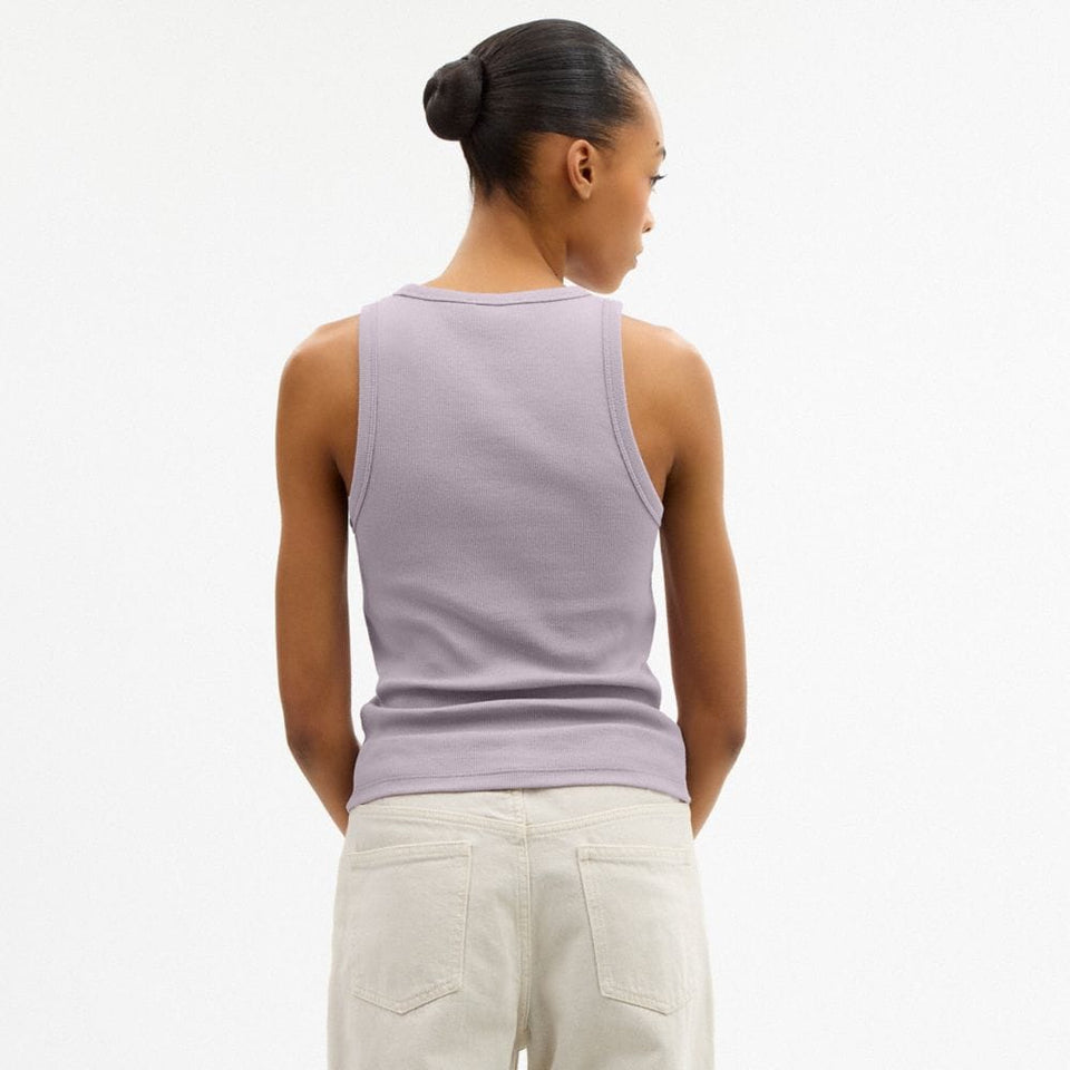 Coach New York Ribbed Tank Top Wisteria Purple