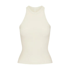 Skims Soft Lounge High Neck Tank Bone
