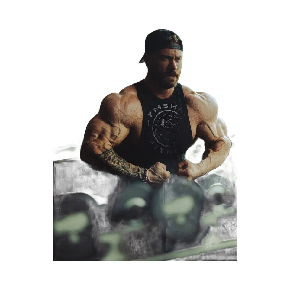 Gymshark Legacy Drop Arm Tank "Black"