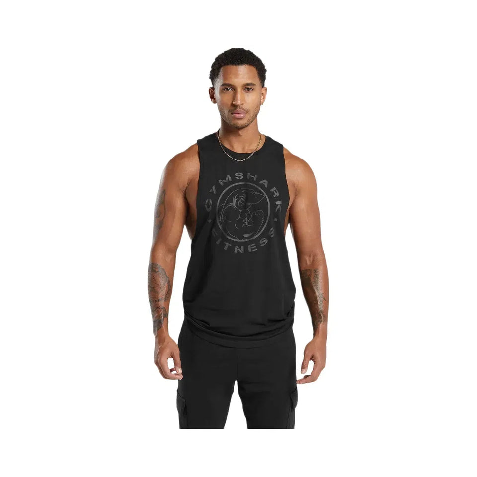 Gymshark Legacy Drop Arm Tank "Black"