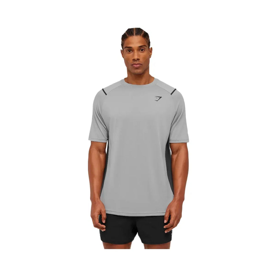 Gymshark Arrival Contrast T-Shirt "Smokey Grey Grey"