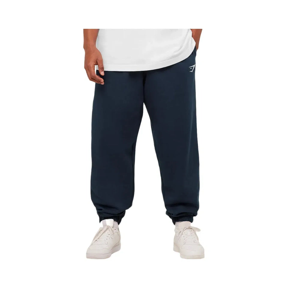Gymshark Crest Oversized Joggers Gs Navy