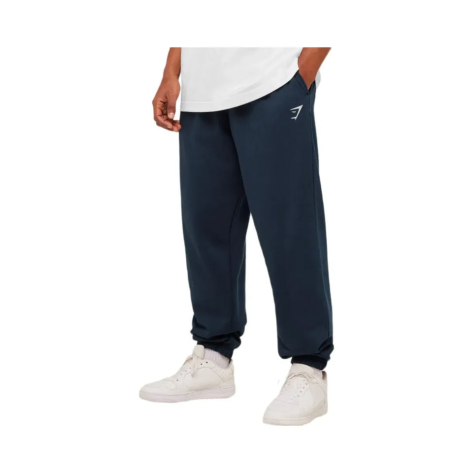 Gymshark Crest Oversized Joggers Gs Navy
