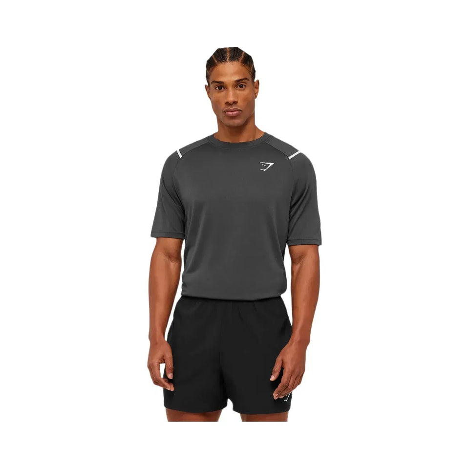 Gymshark Arrival Contrast T-Shirt "Grey Black"