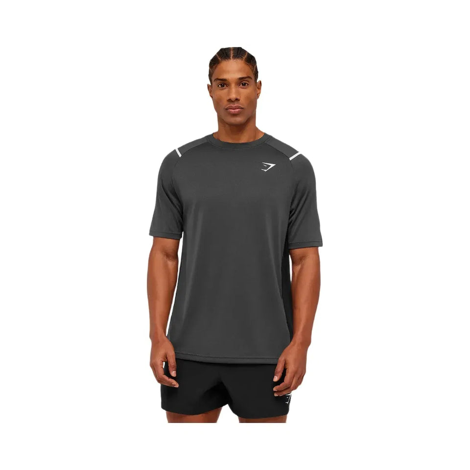 Gymshark Arrival Contrast T-Shirt "Grey Black"