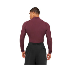 Gymshark Physique Long Sleeve T-Shirt "GS Impact Burgundy GS Cherry Purple"