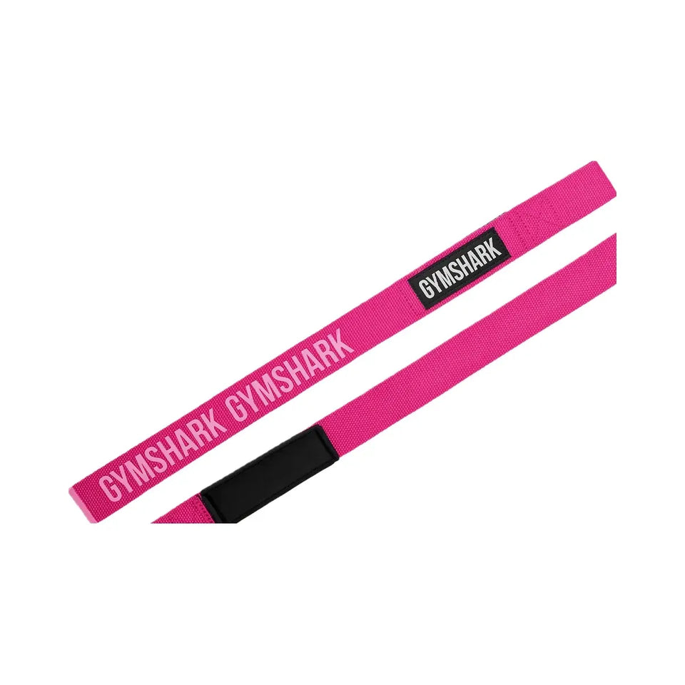 Gymshark Silicone Lifting Straps "Super-Set Pink Focus Pink"