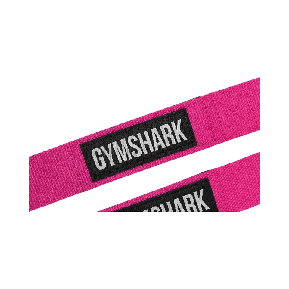 Gymshark Silicone Lifting Straps "Super-Set Pink Focus Pink"