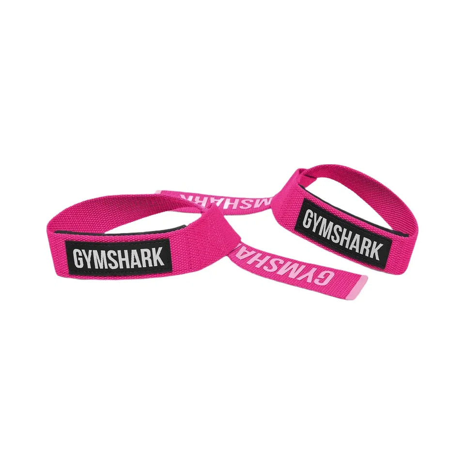 Gymshark Silicone Lifting Straps "Super-Set Pink Focus Pink"