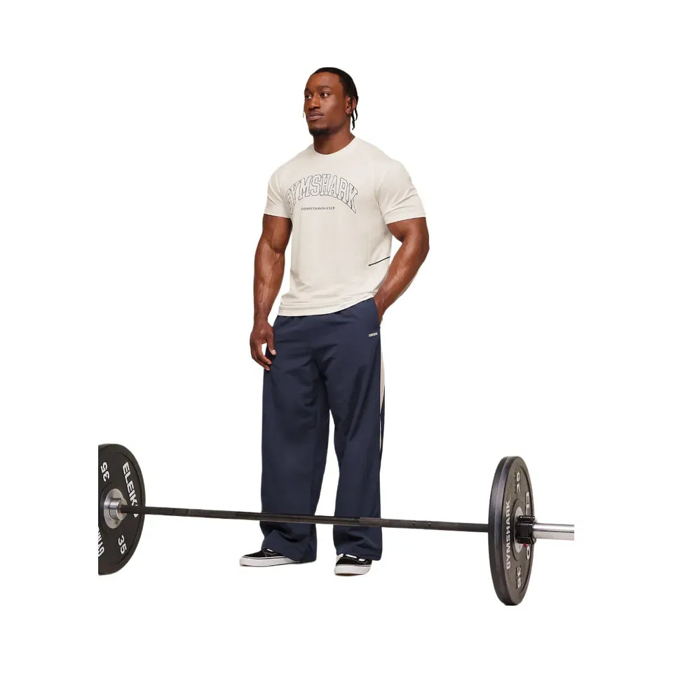 Gymshark Collegiate Tech T-Shirt Soft White