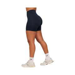 Gymshark Lift Seamless Shorts "Midnight Blue Black Marl"