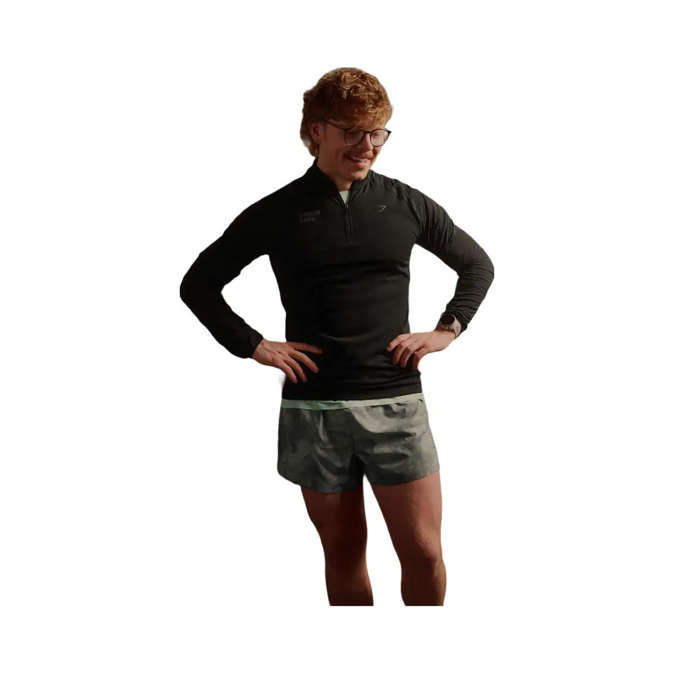 Gymshark Running Elite 1/4 Zip Black