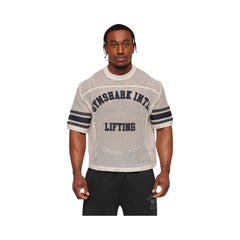 Gymshark Collective Mesh Contrast Jersey Tinted White