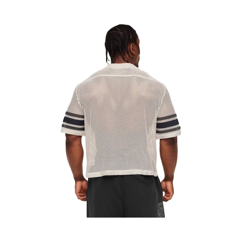 Gymshark Collective Mesh Contrast Jersey Tinted White