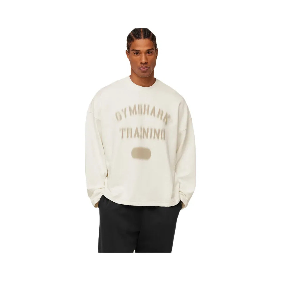 Gymshark Re-Rack Crew Neck Pullover Gs Soft White