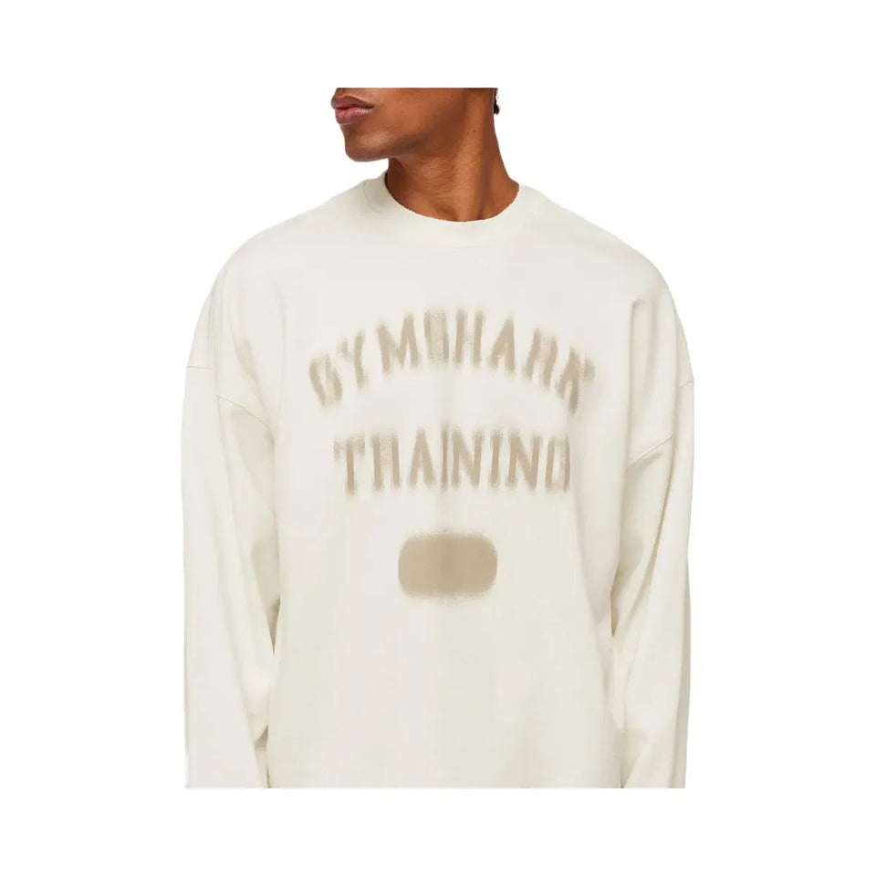 Gymshark Re-Rack Crew Neck Pullover Gs Soft White