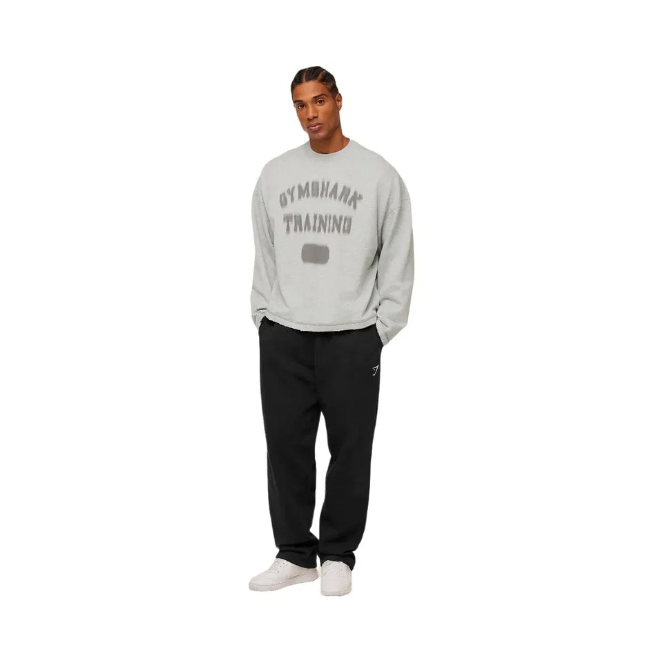 Gymshark Re-Rack Crew Neck Pullover Bros Soft Grey Marl
