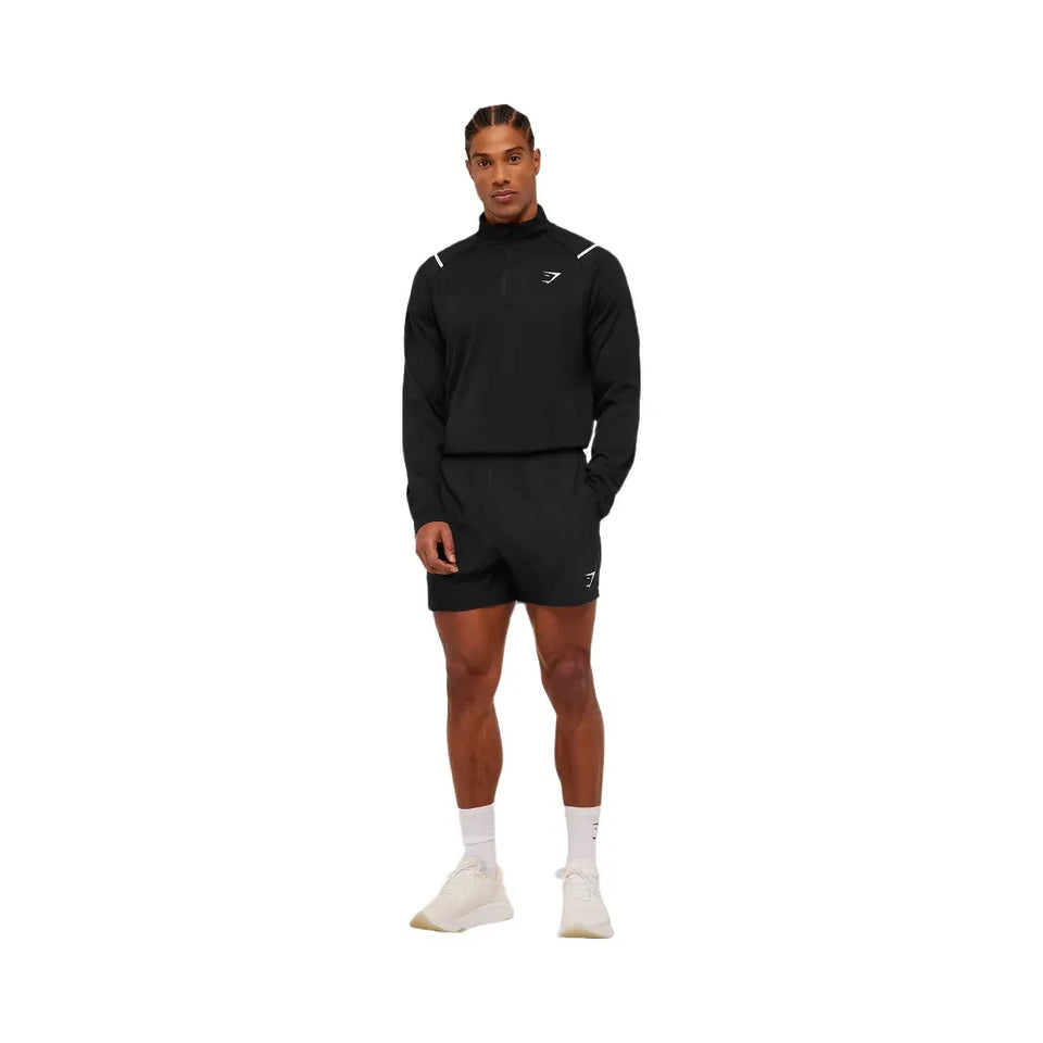 Gymshark Arrival Contrast 1/4 Zip Black