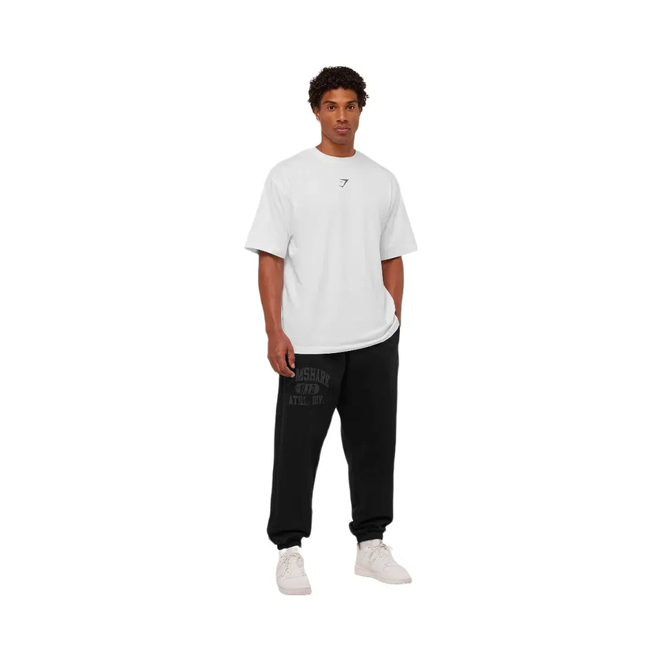 Gymshark Athletic Division Graphic Joggers GS Black