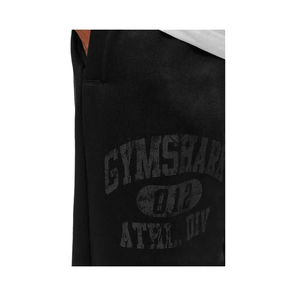 Gymshark Athletic Division Graphic Joggers GS Black