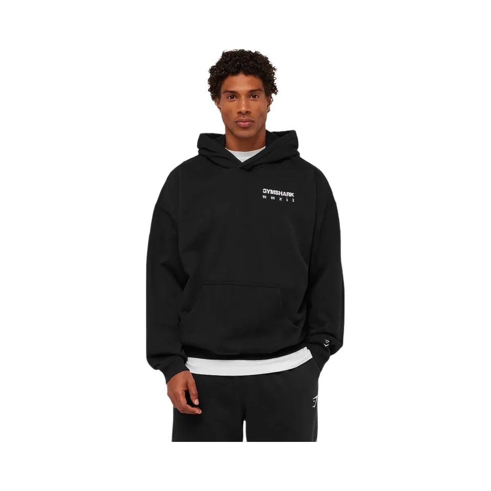 Gymshark Numerals Hoodie "Black"