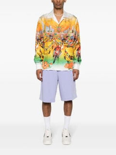 Casablanca Traffic silk shirt