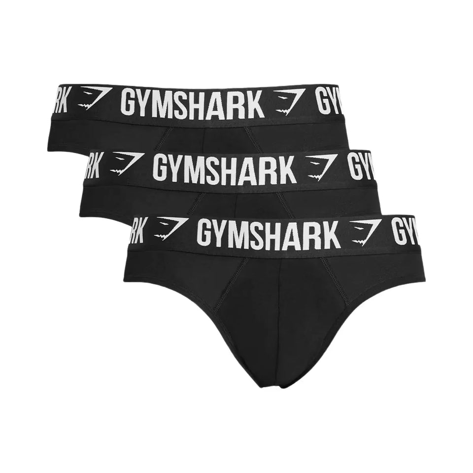 Gymshark Brief 3Pk Black