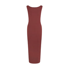 Smooth Layers Cut Out Long Dress