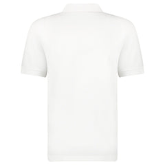 Burberry ‘Hartford’ Zip Check Polo White