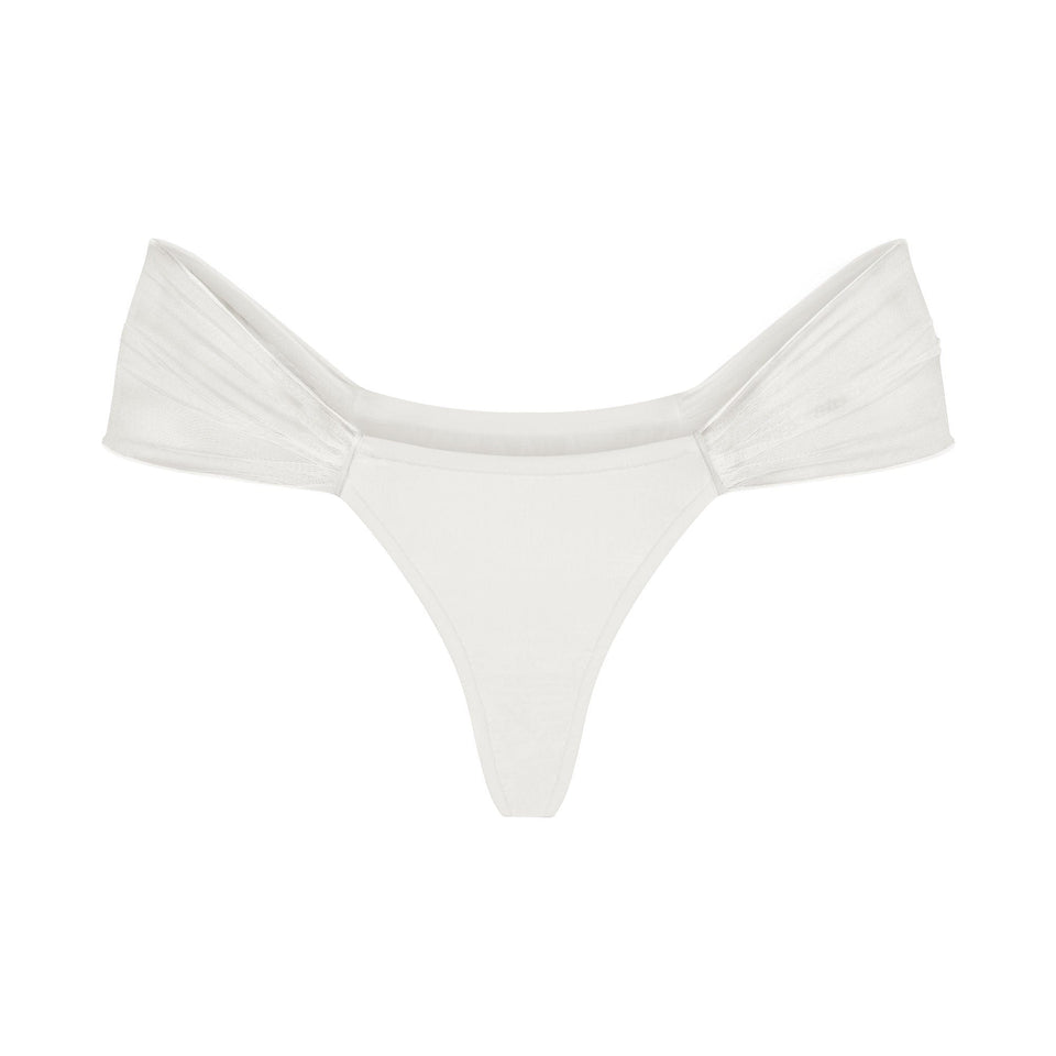 Ultra Fine Mesh Draped Thong