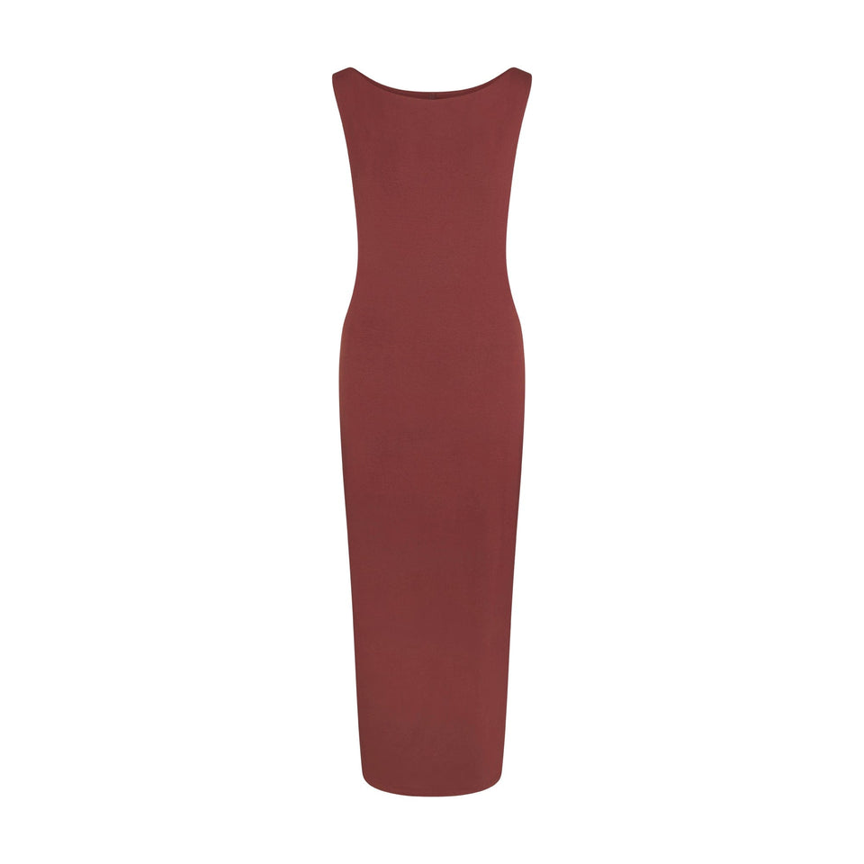 Smooth Layers Cut Out Long Dress