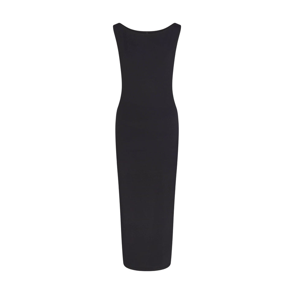 Smooth Layers Cut Out Long Dress