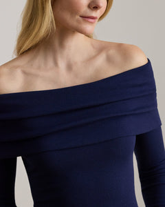 Ralph Lauren Ribbed CottonBlend OfftheShoulder Top