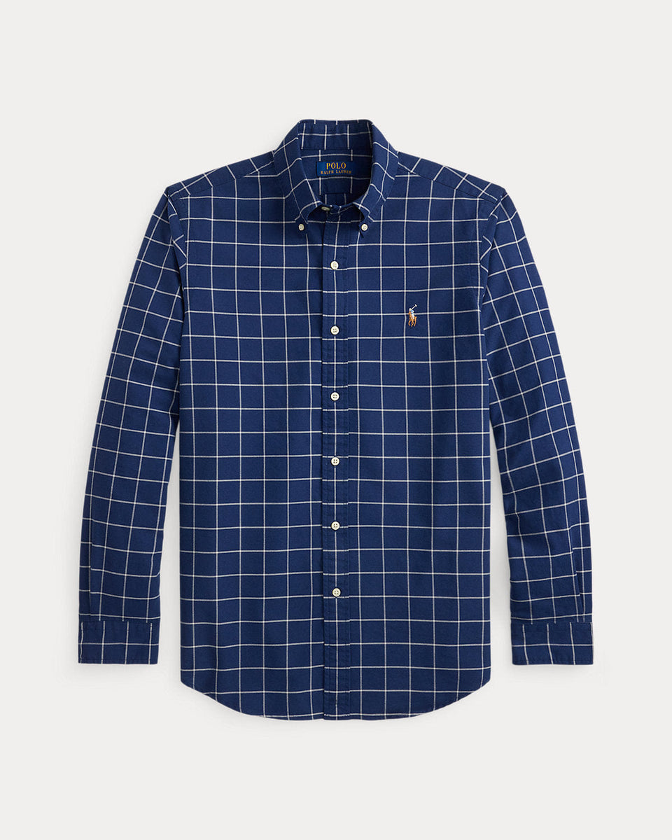 Ralph Lauren Classic Fit Windowpane Oxford Shirt