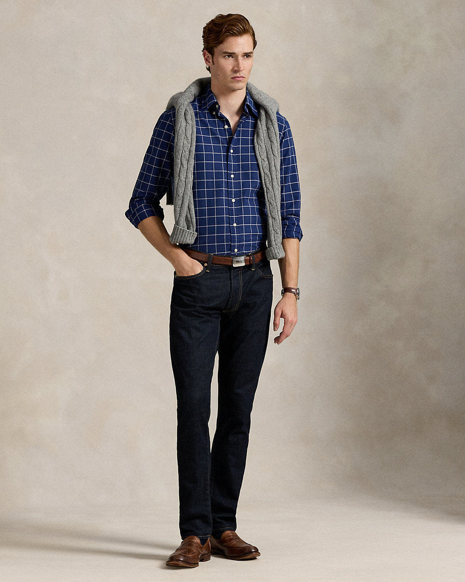 Ralph Lauren Classic Fit Windowpane Oxford Shirt