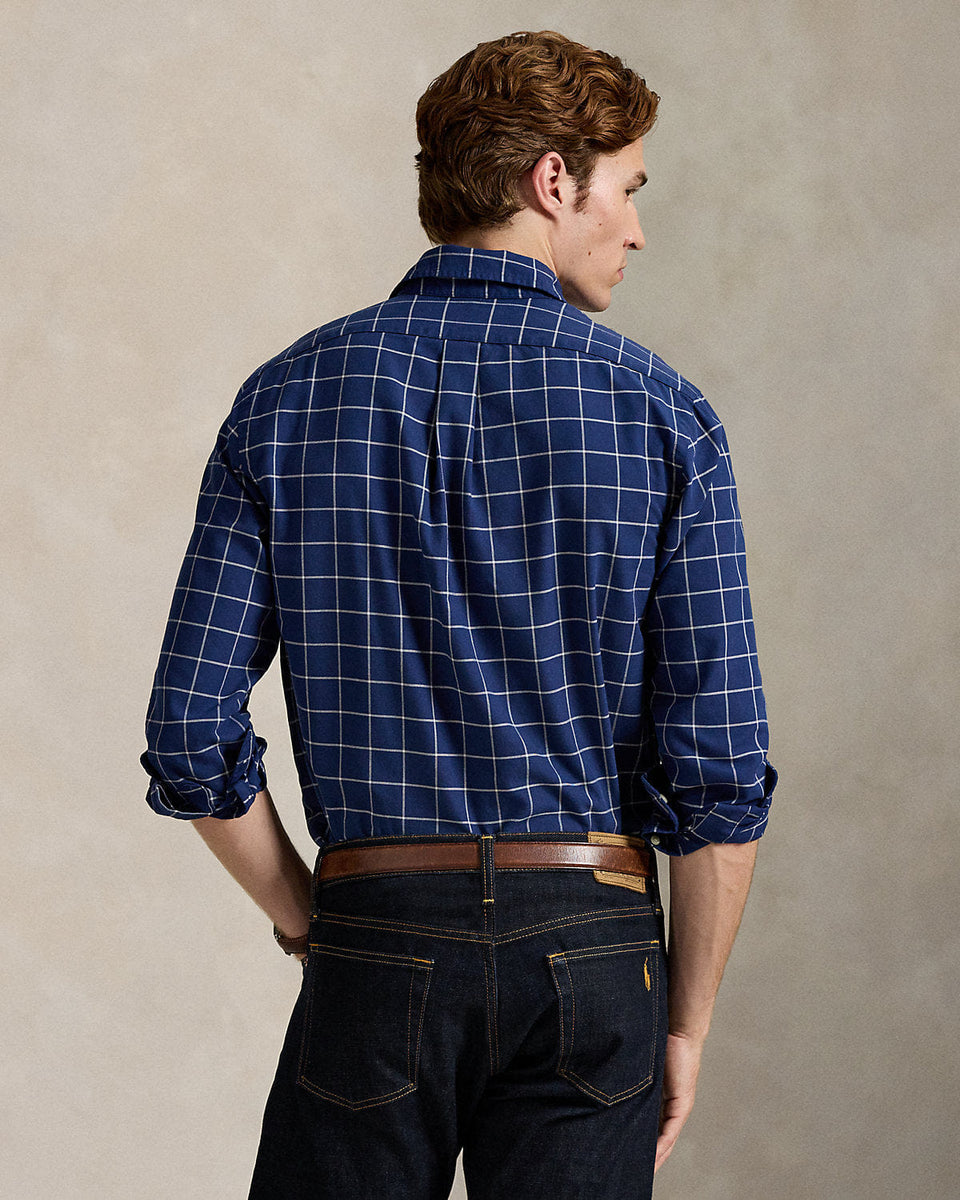 Ralph Lauren Classic Fit Windowpane Oxford Shirt