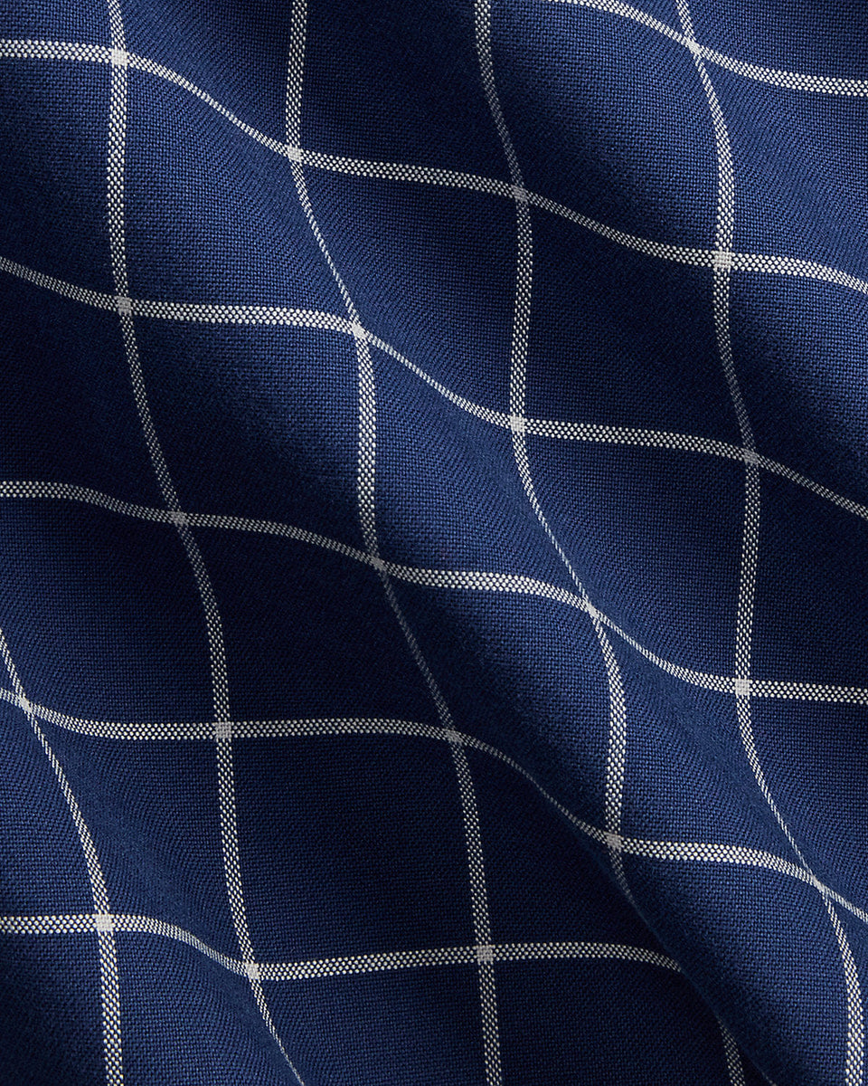 Ralph Lauren Classic Fit Windowpane Oxford Shirt