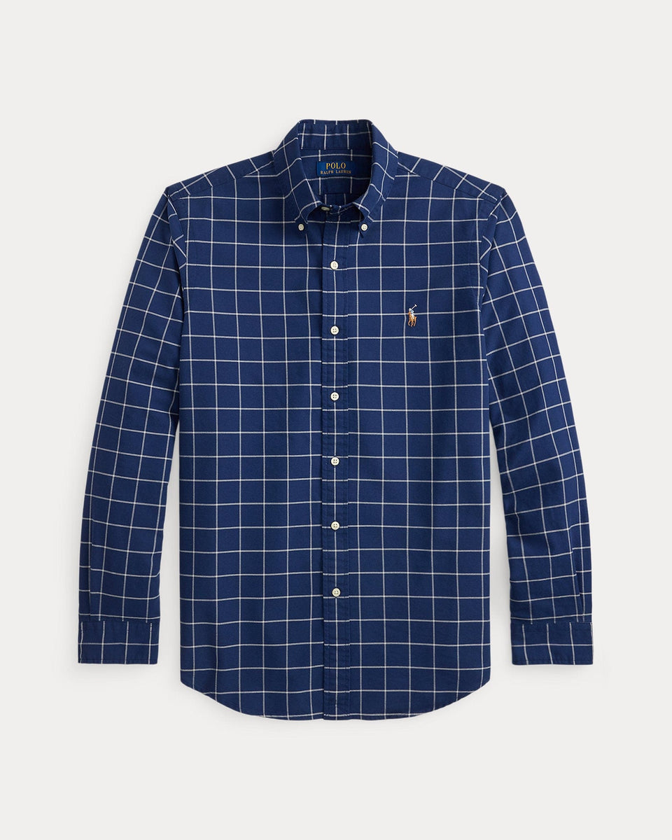 Ralph Lauren Classic Fit Windowpane Oxford Shirt