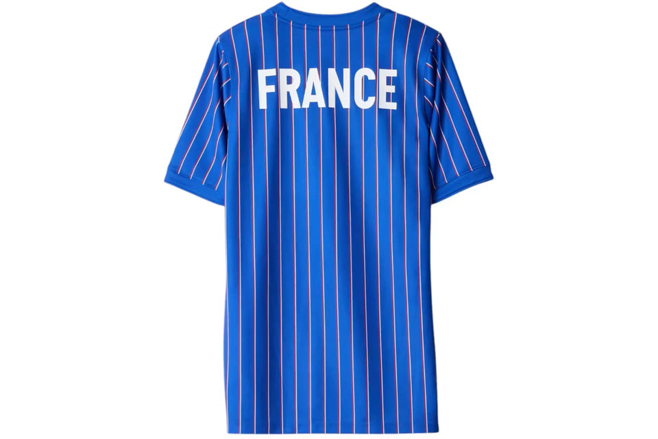 Nike x Jacquemus x France Pre Match Jersey Blue Stripe