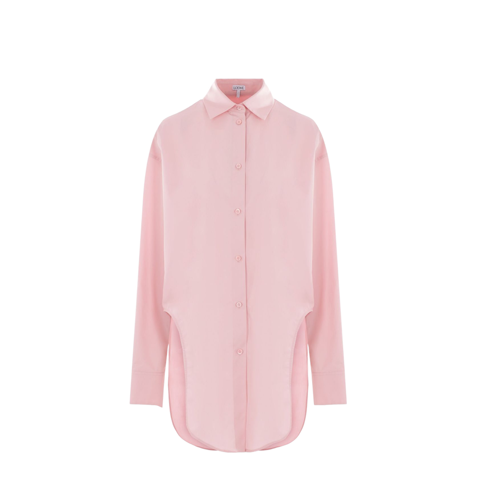Oversized Shirt in Cotton Poplin