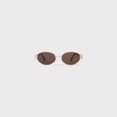 Celine Triomphe Metal 01 Sunglasses in Metal