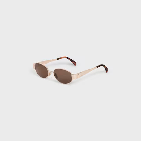 Celine Triomphe Metal 01 Sunglasses in Metal