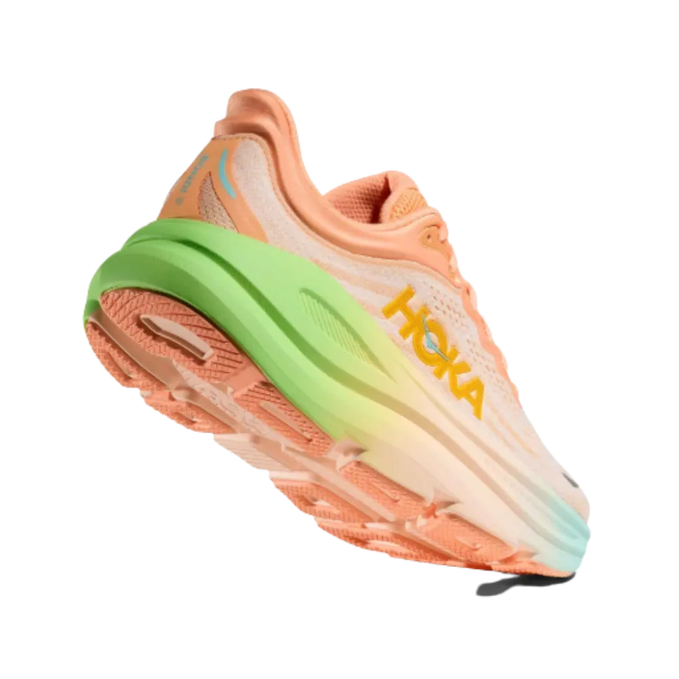 Hoka Bondi 9 frost / pale tangerine