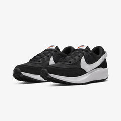 Nike WAFFLE DEBUT { BLACK/WHITE-ORANGE-CLEAR